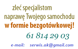 Zleć specjalistom naprawę Twojego samochodu w formie bezgotówkowej